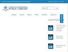 Tablet Screenshot of copiaguelibrary.org